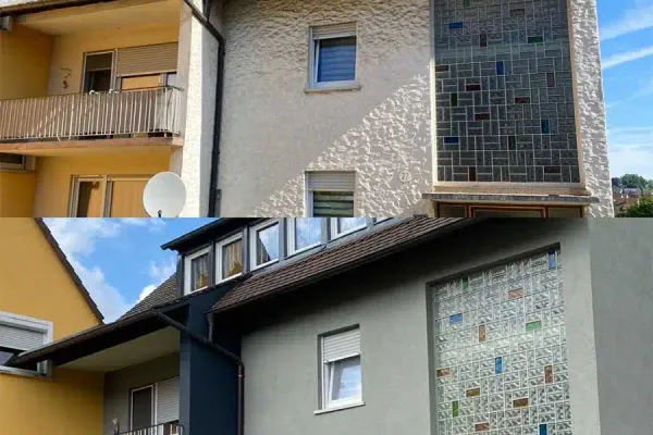 Außenputz Beispiel
